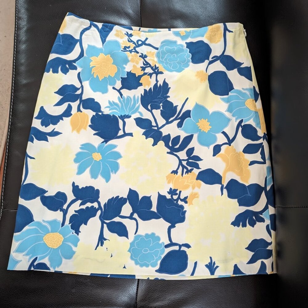 Ann Taylor Floral  A Line Skirt  - NWT